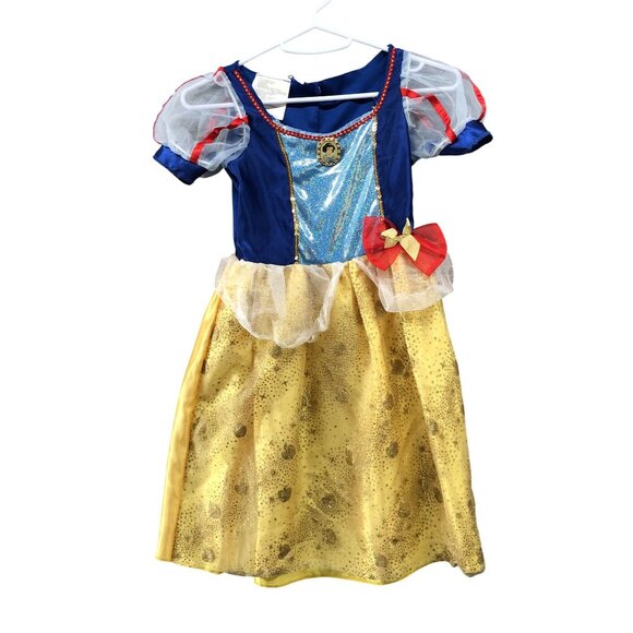 Disney Other - Disney Girls 4T-6X Snow White Costume Dress Princess Dress Up